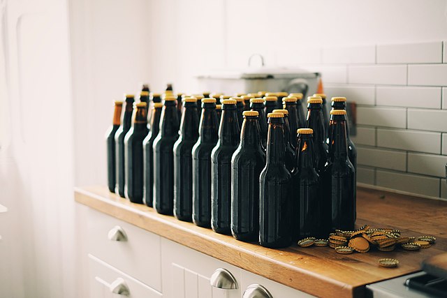 stout on a shelf